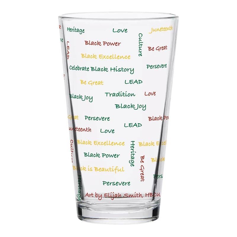 Frelons de l'État du Delaware 16oz. Verre à pinte