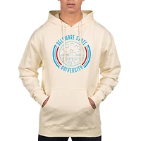 Sweat à capuche standard Uscape Apparel pour homme, couleur crème, des Delaware State Hornets