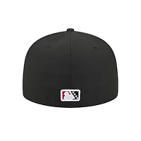Men's New Era  Black Delmarva Shorebirds Theme Nights 59FIFTY Fitted Hat