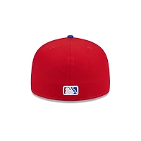 Men's New Era  Red Delmarva Shorebirds Theme Nights 59FIFTY Fitted Hat