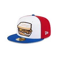 Men's New Era  Red Delmarva Shorebirds Theme Nights 59FIFTY Fitted Hat