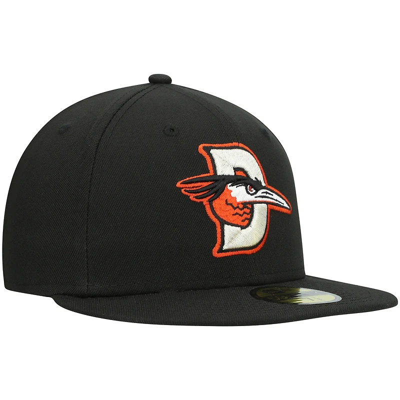 NWE DELSHO BLACK ROAD MIB AUTHENTIC COLLECTION 59FIFTY HATMENHIC