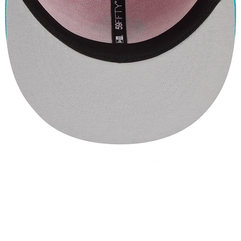 Men's New Era Red/Turquoise Delmarva Shorebirds 2026 Copa De La Diversion 59FIFTY Fitted Hat