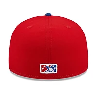 Casquette ajustée New Era Delmarva Shorebirds Scrapple Theme Night 59FIFTY blanche pour homme