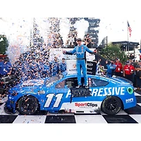 Voiture miniature de course Action Racing Denny Hamlin 2025 Autotrader EchoPark Automotive 400, victoire, échelle 1:24, Elite.