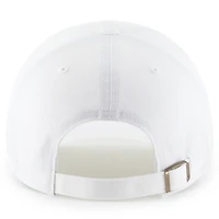 Men's '47  White Denny Hamlin  Clean Up Adjustable Hat