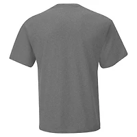 T-shirt à damier pour homme, couleur anthracite chiné, Denny Hamlin, victoire la course 400 Autotrader EchoPark Automotive 2025