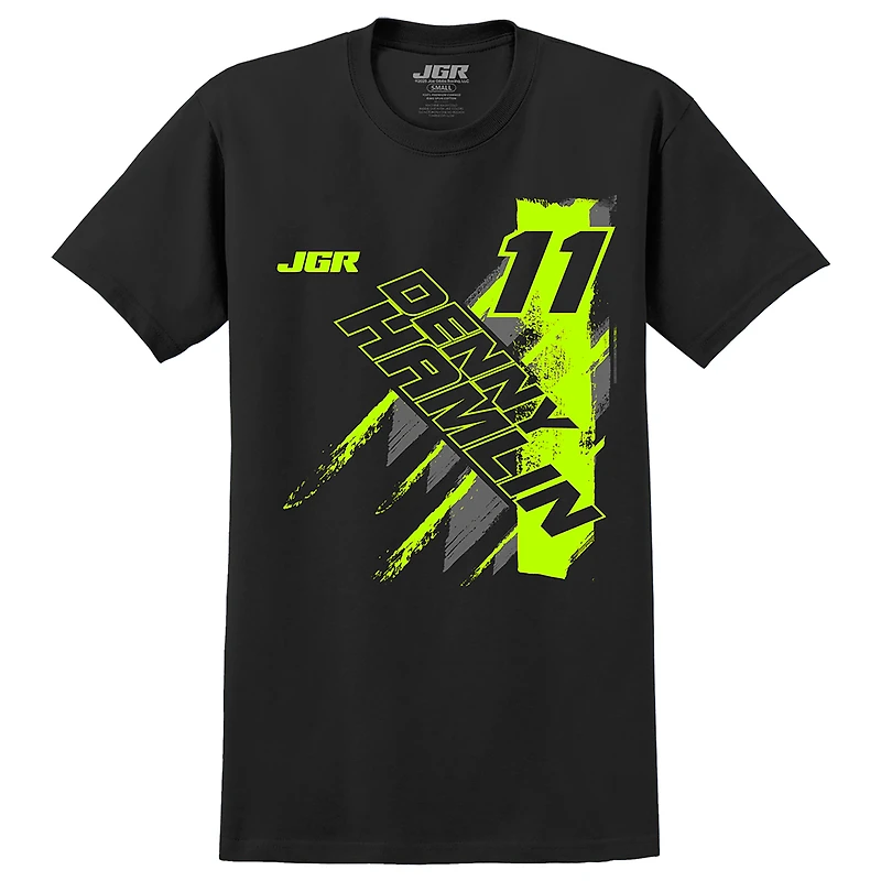 Men's Joe Gibbs Racing Team Collection Black Denny Hamlin Xtreme T-Shirt