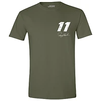 Men's Joe Gibbs Racing Team Collection Green Denny Hamlin Flag T-Shirt