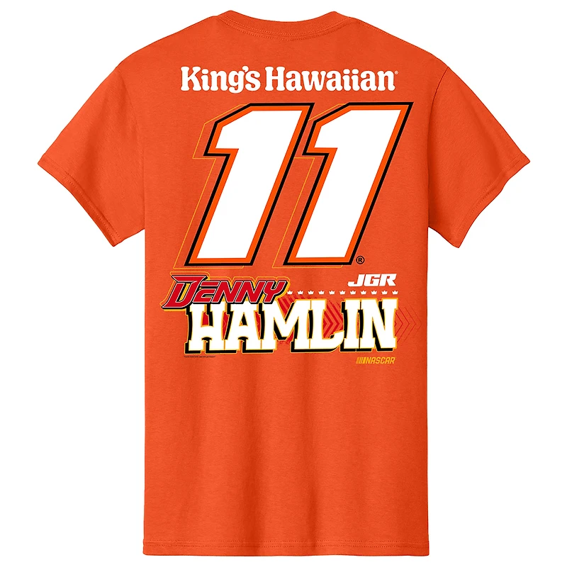 Men's Joe Gibbs Racing Team Collection  Orange Denny Hamlin King's Hawaiian T-Shirt