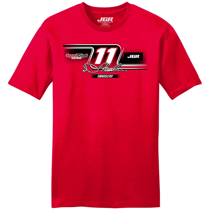 Men's Joe Gibbs Racing Team Collection Red Denny Hamlin Sport Clips Car T-Shirt