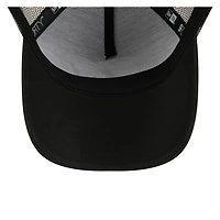 Men's New Era  Black Denny Hamlin  Camo 9FORTY A-Frame Trucker Adjustable Hat