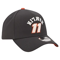 Casquette ajustable New Era noire pour homme Denny Hamlin à coutures en chaîne inversées et monture en A 9FORTY