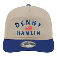 Men's New Era  Khaki/Navy Denny Hamlin Flag 19TWENTY Adjustable Hat