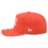 Men's New Era  Orange Denny Hamlin Driver Script 19TWENTY Adjustable Hat