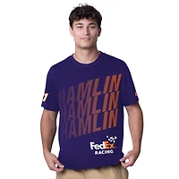 Men's Starter  Purple Denny Hamlin FedEx All Star Extreme T-Shirt