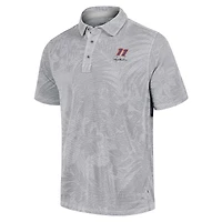 Polo Tommy Bahama gris Denny Hamlin Santiago Paradise pour hommes