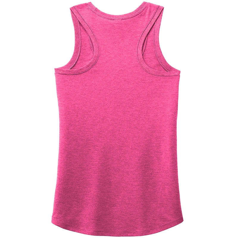 Women's Joe Gibbs Racing Team Collection Pink Denny Hamlin Name & Number Racerback Tank Top