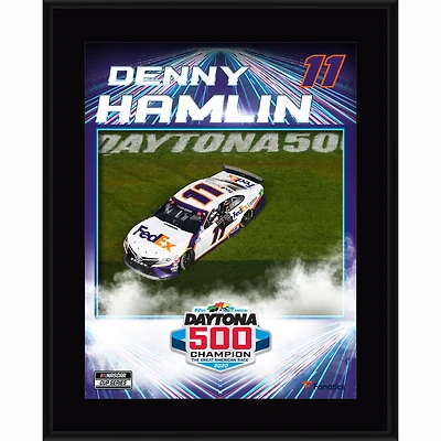 Denny Hamlin 10.5" x 13" 2020 Daytona 500 Champion Sublimated Plaque