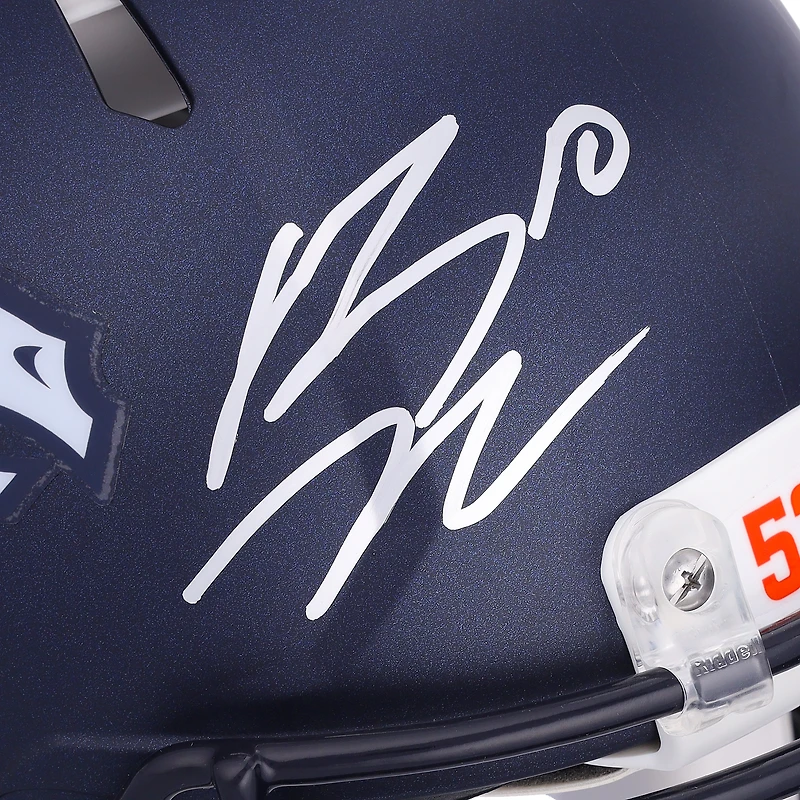 Bo Nix Denver Broncos Autographed 2024 Riddell Speed Authentic Helmet  