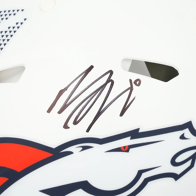 Casque Riddell 2024 Alternate Speed ​​authentique dédicacé par Bo Nix Denver Broncos