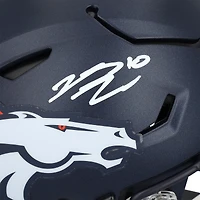 Bo Nix Denver Broncos Autographed Riddell 2024 Speed Flex Authentic Helmet
