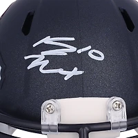 Bo Nix Denver Broncos Autographed Riddell Speed Mini Helmet