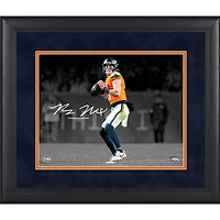 V106832 BRONC Bo Nix Denver Broncos Fac-similé Signature Encadrée 11" x 14 " Photographie 10 Bo Nix UNS FR NFL PF31 COLLAGE 45670 COLPHO PF31FB0341
