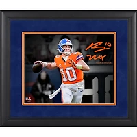 Bo Nix Denver Broncos Facsimile Signature Framed 11" x 14" Spotlight Photograph