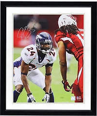 Champ Bailey Denver Broncos Autographed 16" x 20" Matchup vs. Larry Fitzgerald Photograph