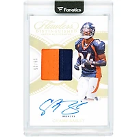 Champ Bailey Denver Broncos Autographed 2025 Panini Flawless Holo Gold Distinguished Patch Dual-Color Relic #DPA-CBY #19/25 Card