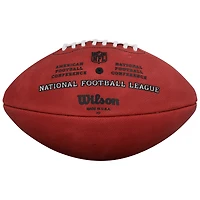Ballon de football américain Duke en couleur, autographié par Champ Bailey (Denver Broncos).