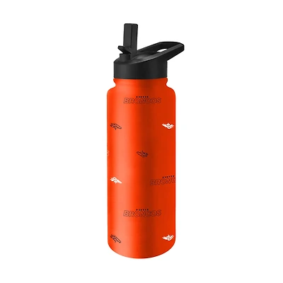 Bouteille de boisson rafraîchissante à boire à répétition de 34 oz des Denver Broncos