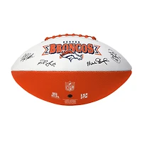 Ballon de football signature des Denver Broncos Legends