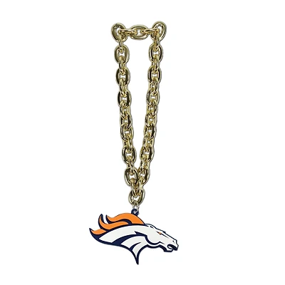 Collier à maillons surdimensionné Denver Broncos pour superfan