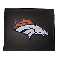 Denver Broncos Synthetic Leather Embroidered Bifold Wallet