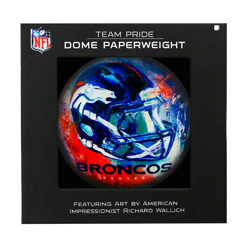Presse-papiers en forme de dôme de l'équipe des Denver Broncos