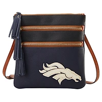 Dooney & Bourke Denver Broncos Infield Triple Zip Crossbody Purse