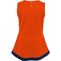 Robe pull Capitaine Cheer Captain des Broncos de Denver orange pour bébé fille