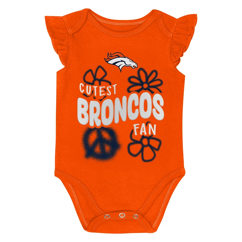 Ensemble deux pièces pour nouveau-né et nourrisson Outerstuff Denver Broncos The Sunshine