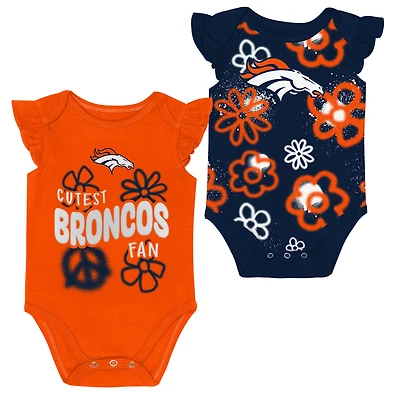 Ensemble deux pièces pour nouveau-né et nourrisson Outerstuff Denver Broncos The Sunshine