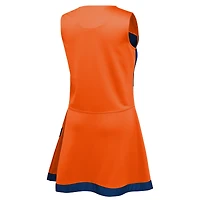 Ensemble deux pièces pour fille préscolaire orange Denver Broncos Cheer Captain Jumper avec Bloomer