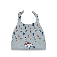 Infant New Era Heather Gray Denver Broncos Critter Cuffed Knit Hat