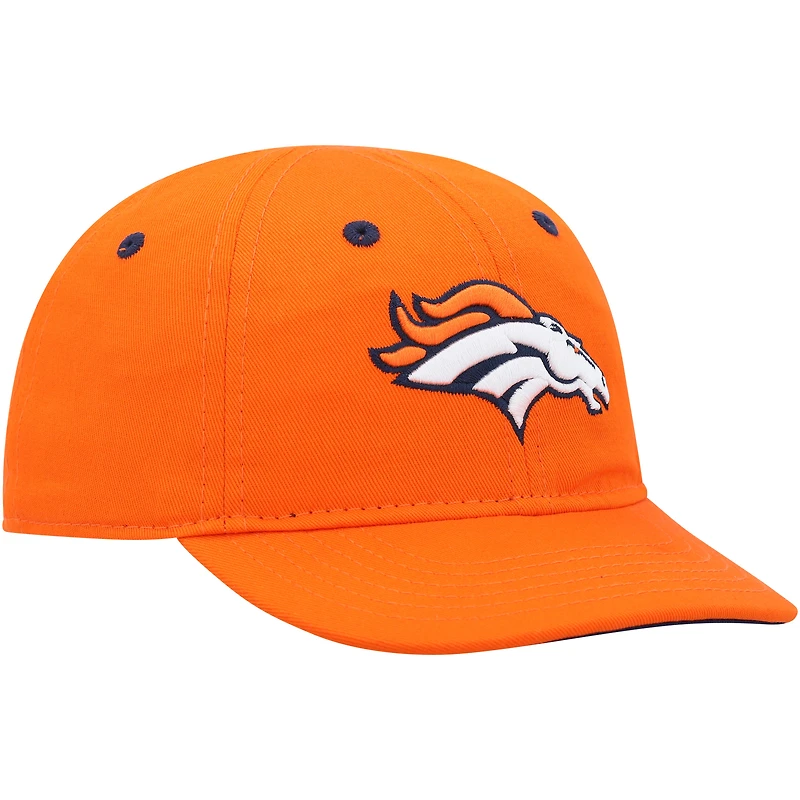 Casquette souple orange Denver Broncos Team Slouch Flex pour bébé