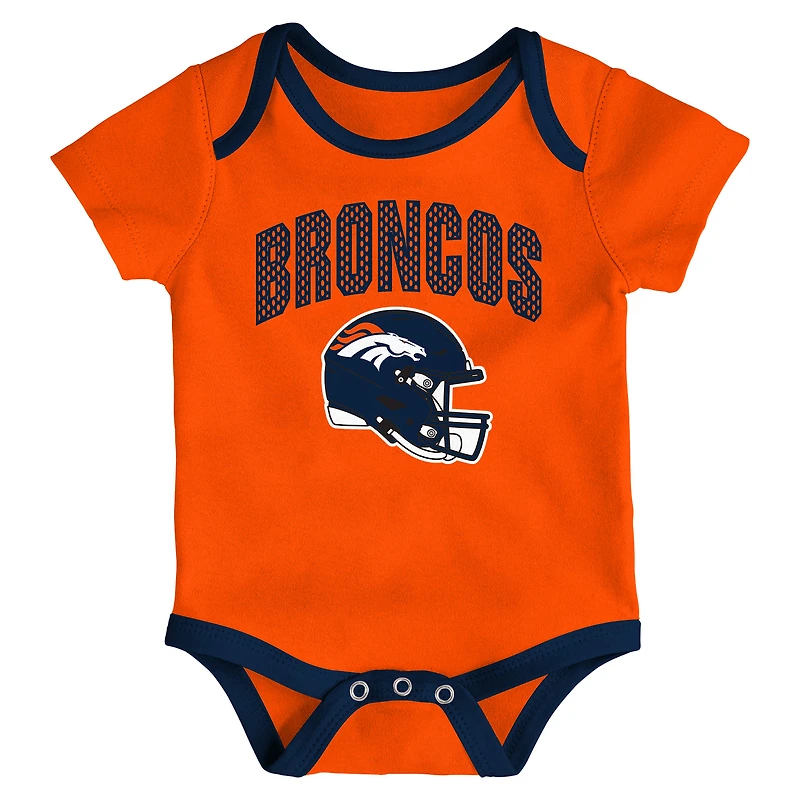 Ensemble de trois pièces pour bébé Outerstuff Denver Broncos All Day Play