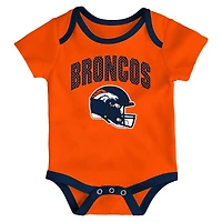 Ensemble de trois pièces pour bébé Outerstuff Denver Broncos All Day Play