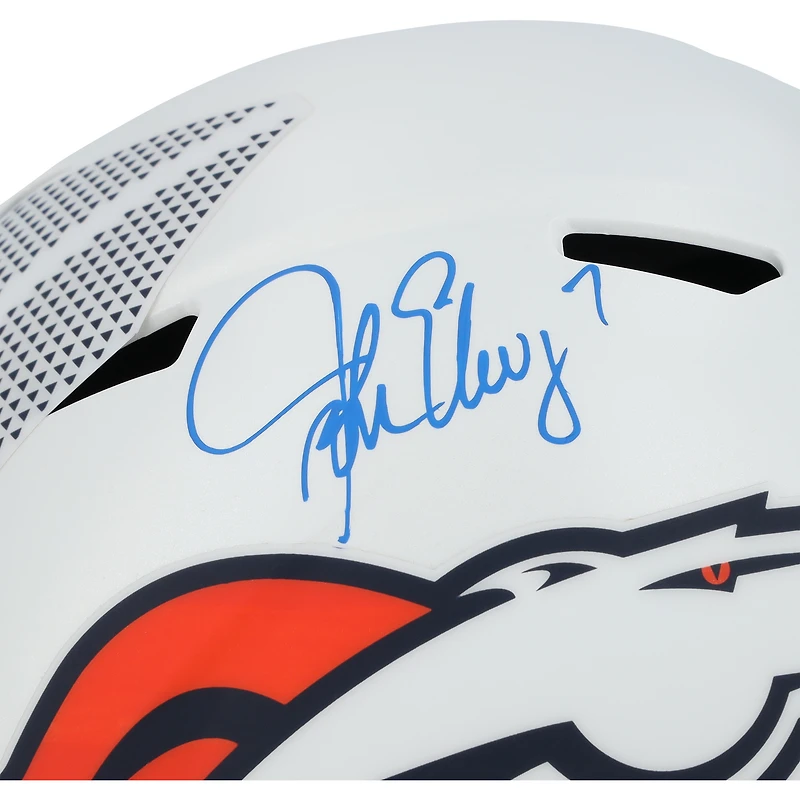 John Elway Denver Broncos Autographed Riddell 2024 Alternate Speed Replica Helmet  