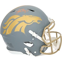 John Elway Denver Broncos Autographed Riddell 2024 Slate Speed Authentic Helmet  