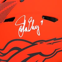 John Elway Denver Broncos Autographed Riddell Rave Speed Authentic Helmet  