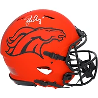 John Elway Denver Broncos Autographed Riddell Rave Speed Authentic Helmet  